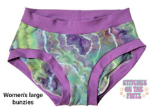 Load image into Gallery viewer, Women&#39;s Large Bunzies Full Coverage Tye Dye