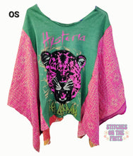 Load image into Gallery viewer, ONE Size Kantha Upcycle Top Def Leppard