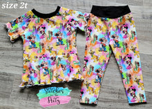 Load image into Gallery viewer, Size 2t Peplum and Leggings