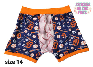 Size 14 Boxer Briefs Baseball