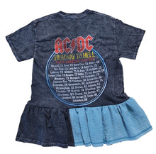 Load image into Gallery viewer, Upcycled Women's Peplum Size Small/Medium  ACDC