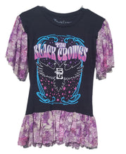 Load image into Gallery viewer, New Handmade Upcycled Women's Top Black Crowes  Size XS/S