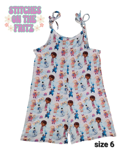 Size 6 Breeze Romper with Ties