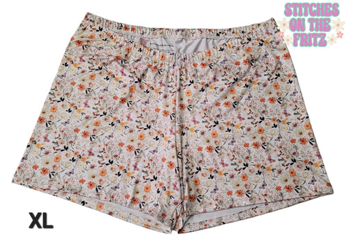 Women's XL Tranquil Lounge Shorts Floral
