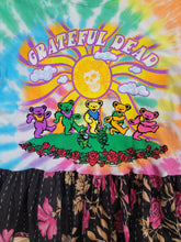 Load image into Gallery viewer, Woman's Upcycled Kantha Peplum Size Small/Medium  Grateful Dead