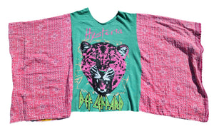 ONE Size Kantha Upcycle Top Def Leppard