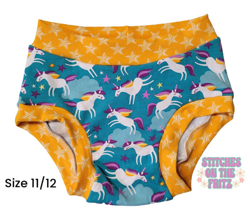 Size 11/12 Undies Euro Unicorns Seconds