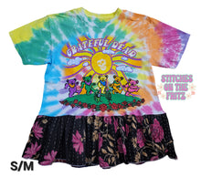 Load image into Gallery viewer, Woman's Upcycled Kantha Peplum Size Small/Medium  Grateful Dead