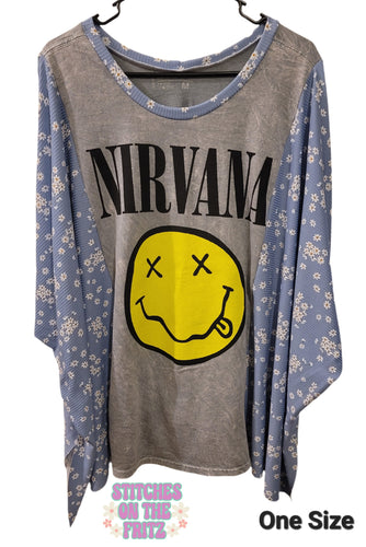 New Upcycled Nirvana Top One Size