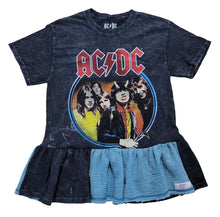 Load image into Gallery viewer, Upcycled Women's Peplum Size Small/Medium  ACDC