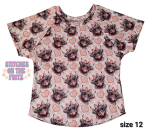 Size 12 SMD Raglan Cows