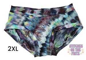 Size 2XL Women's Full Coverage Bunzies Tye Dye