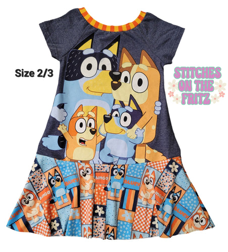 Size 2/3 Upcycled Dress