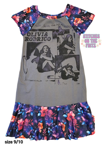 Size 9/10 Handmade Upcycled Dress Olivia Rodrigo