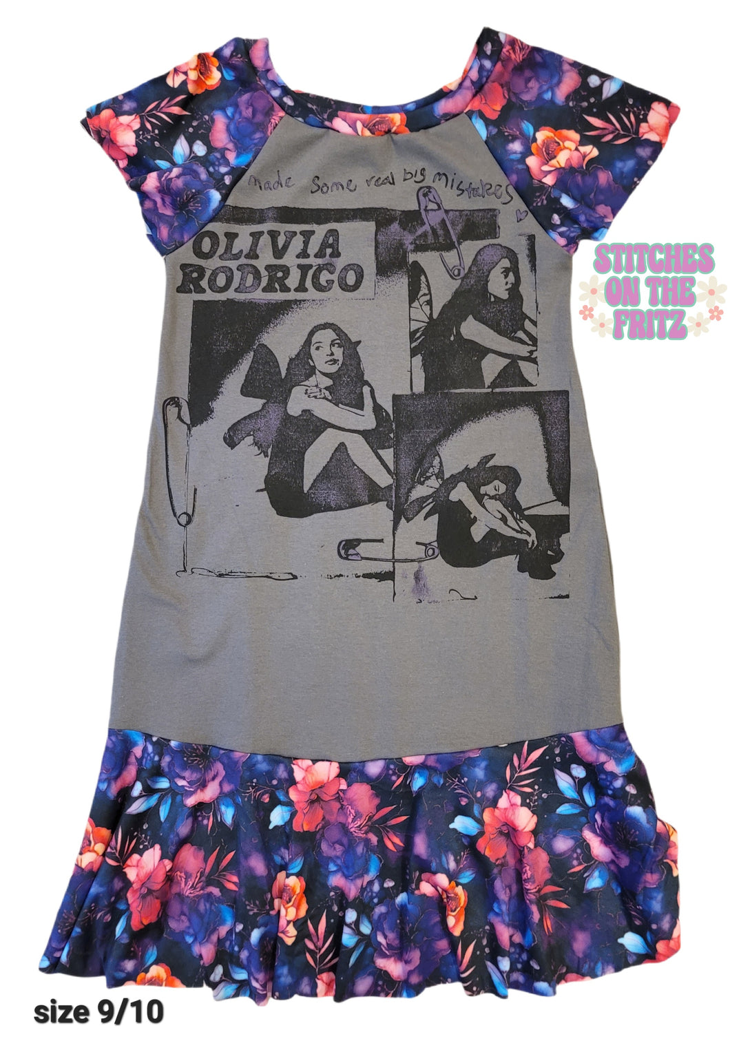 Size 9/10 Handmade Upcycled Dress Olivia Rodrigo