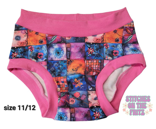 Size 11/12 Handmade Undies Patchwork