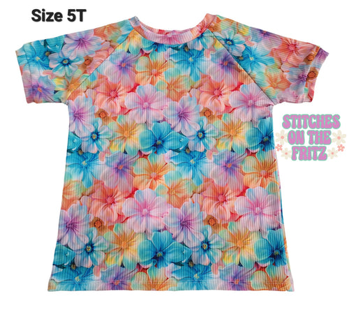 Size 5T Grand Slam Tee Bright Floral