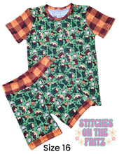 Load image into Gallery viewer, Size 16 Aster Tee and Shorts Camping Time