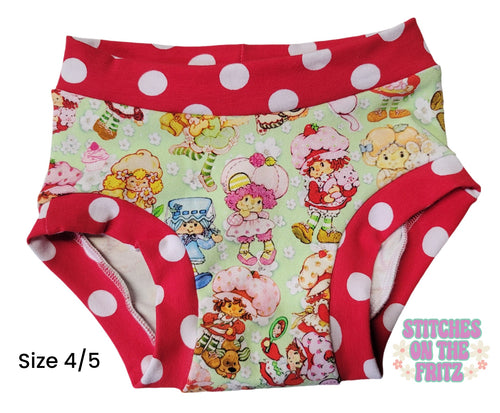 Size 4/5 Undies Strawberry
