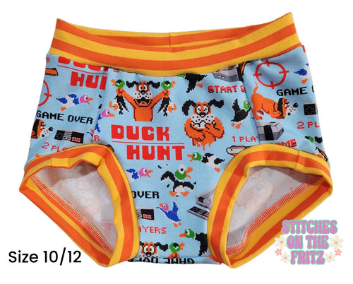 Size 10/12 Boys Briefs Duck Hunt