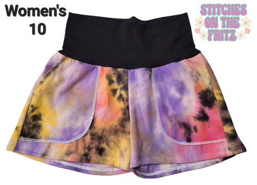 Women's Size 10 Portlander Shorts Tye Dye