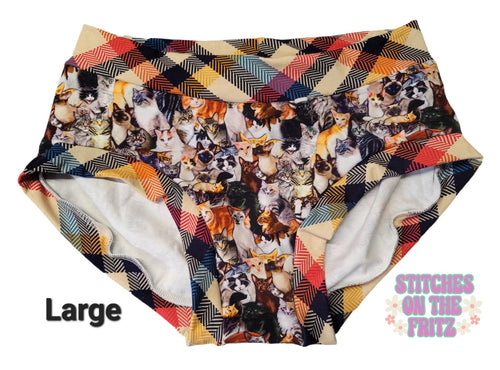 Women's Large Bunzies Full Coverage Cats