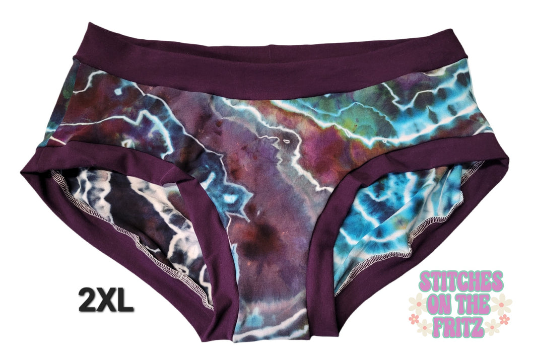 Women's 2XL Bunzies Full Coverage Tye Dye
