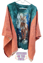 Load image into Gallery viewer, One Size Kantha Upcycled Top Tiger