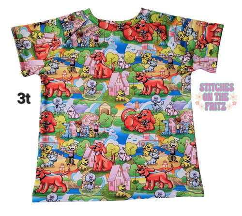 Size 3t Grand Slam Tee Red Dog