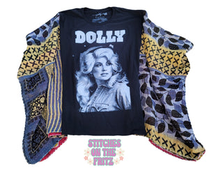 PLUS ONE Size Kantha Upcycle Top Dolly