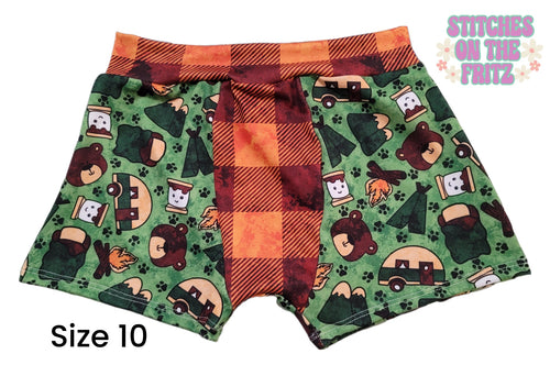 Size 10 Castella Boxer Briefs Camping
