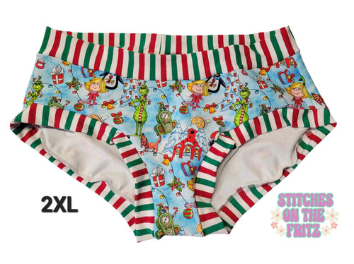 Women's 2XL Bunzies Full Coverage Christmas