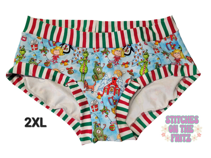 Women's 2XL Bunzies Full Coverage Christmas