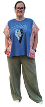 Load image into Gallery viewer, Upcycled Women's Kantha Top One Size Eagles