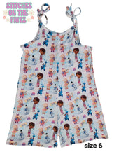 Load image into Gallery viewer, Size 6 Breeze Romper with Ties