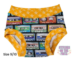 Size 9/10 Undies Cassette Tapes