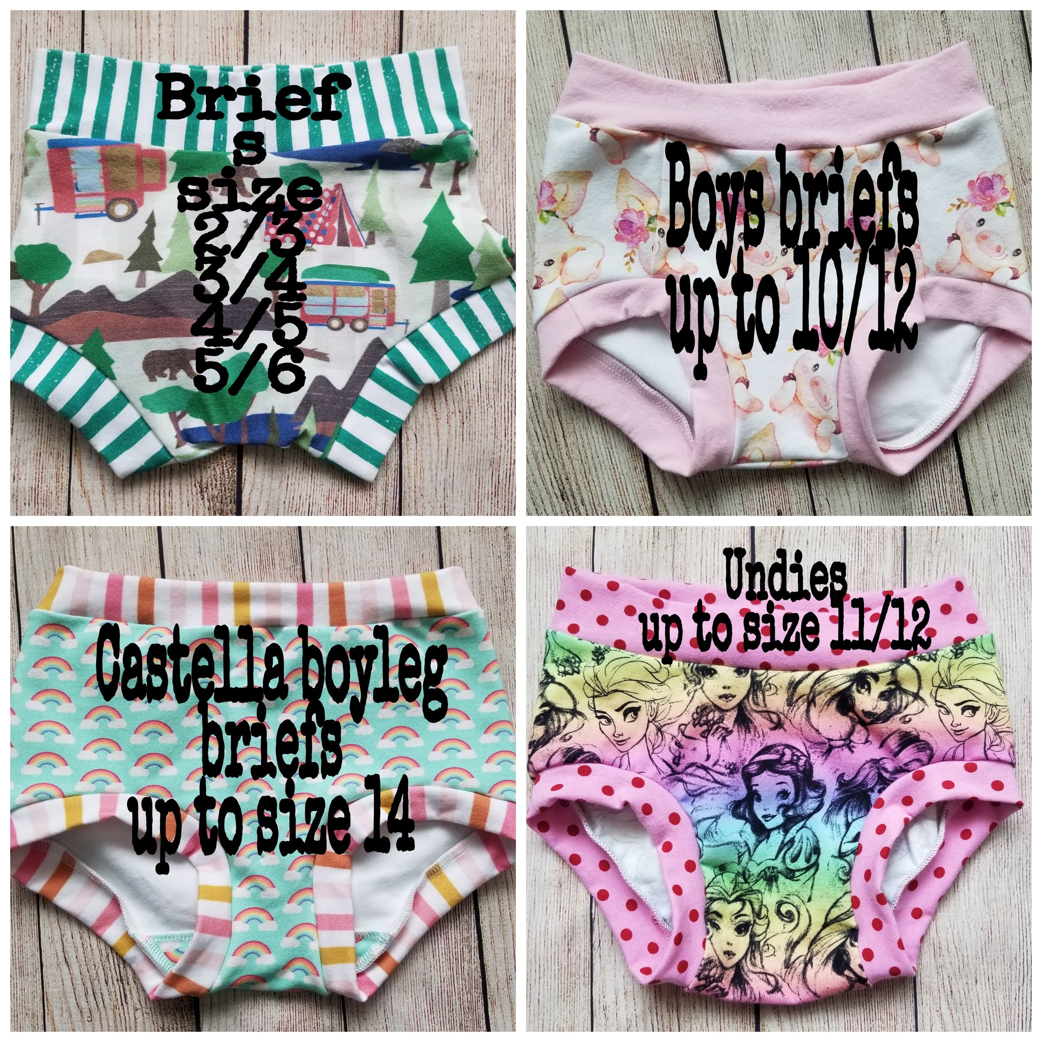 Custom order for Underwear Up to Size 7/8 – StitchesOnTheFritz